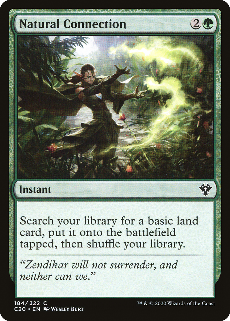 Natural Connection (C20-184) [Commander 2020] MTG Single Wizards of the Coast