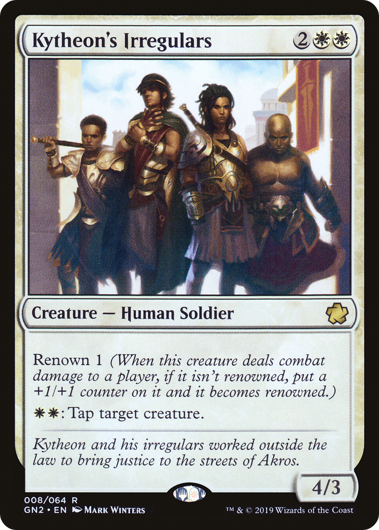 Kytheon's Irregulars (GN2-008) [Misc] Game Night 2019 MTG Single Wizards of the Coast