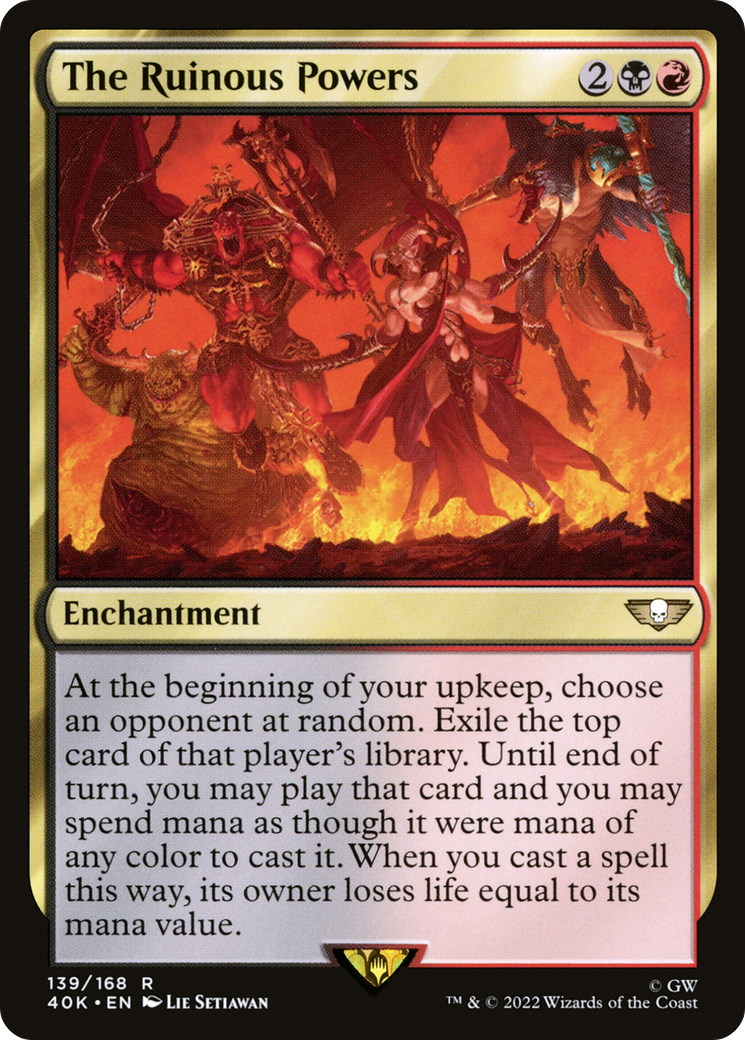 The Ruinous Powers (40K-139) [Warhammer 40,000 Commander] MTG Single Wizards of the Coast