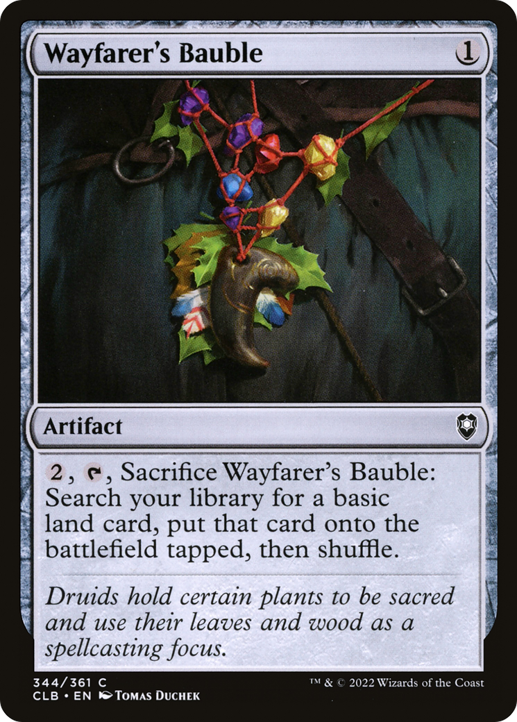 Wayfarer's Bauble (CLB-344) [Commander Legends: Battle for Baldur's Gate] MTG Single Wizards of the Coast
