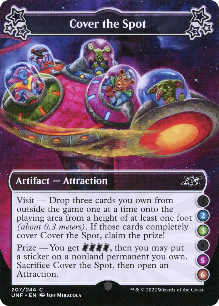 Cover the Spot (UNF-207B) [Unfinity] MTG Single Wizards of the Coast
