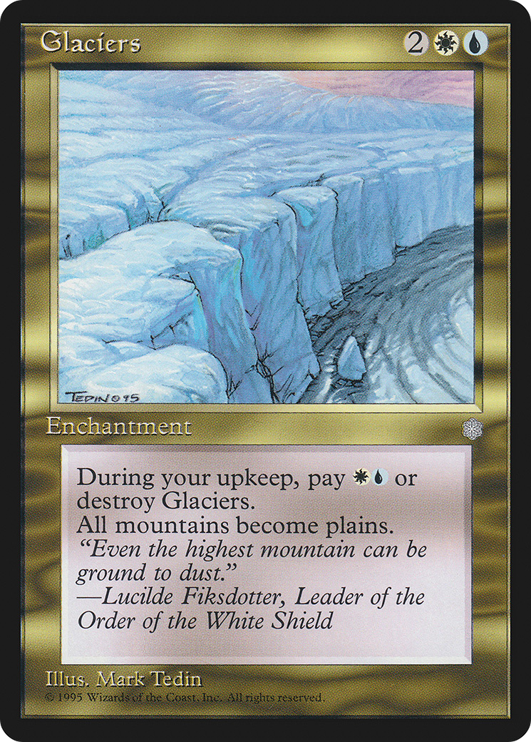 Glaciers (ICE-294) [Ice Age] MTG Single Wizards of the Coast