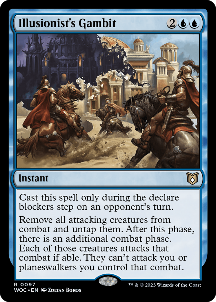 Illusionist's Gambit (WOC-097) [Wilds of Eldraine Commander] MTG Single Wizards of the Coast