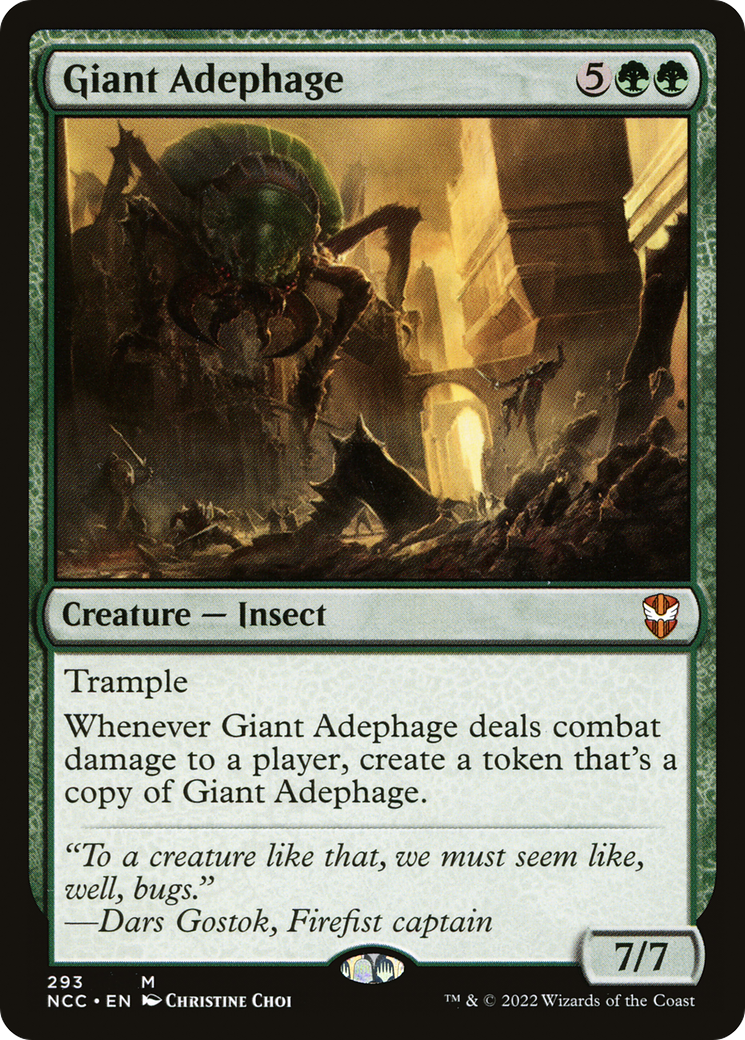 Giant Adephage (NCC-293) [New Capenna Commander] MTG Single Wizards of the Coast