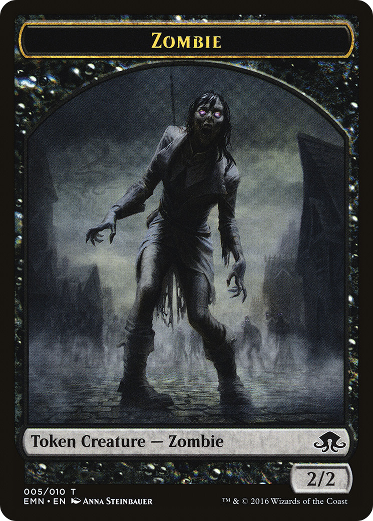 Zombie Token (005) (EMN-005) [Tokens] Eldritch Moon Tokens MTG Single Wizards of the Coast