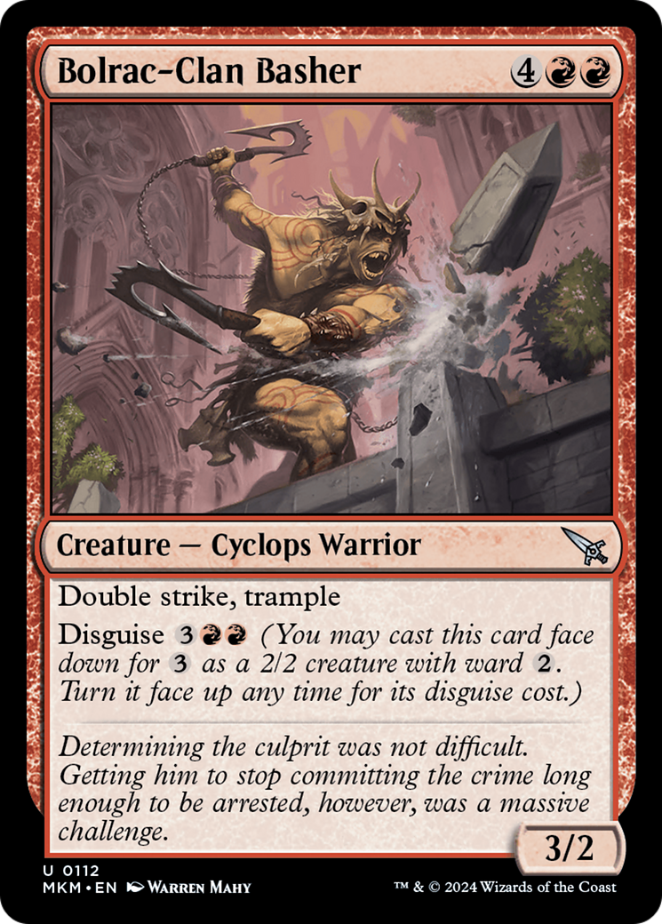 Bolrac-Clan Basher (MKM-112) [Murders at Karlov Manor] MTG Single Wizards of the Coast