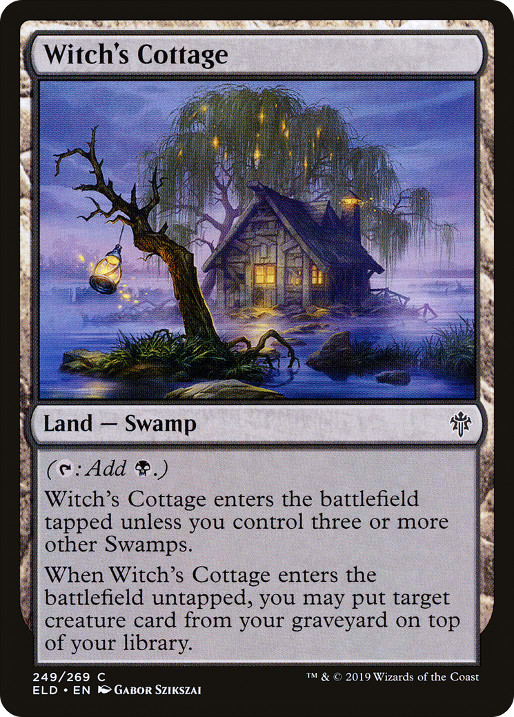Witch's Cottage (ELD-249) [Throne of Eldraine] Foil MTG Single Wizards of the Coast