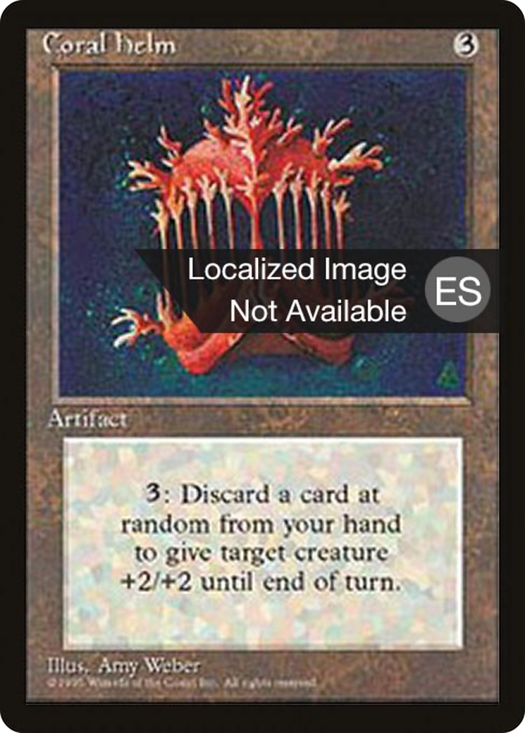 Coral Helm (4BB-310) [Fourth Edition Foreign Black Border] MTG Single Wizards of the Coast