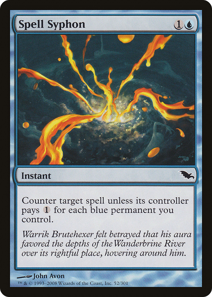 Spell Syphon (SHM-052) [Shadowmoor] MTG Single Wizards of the Coast
