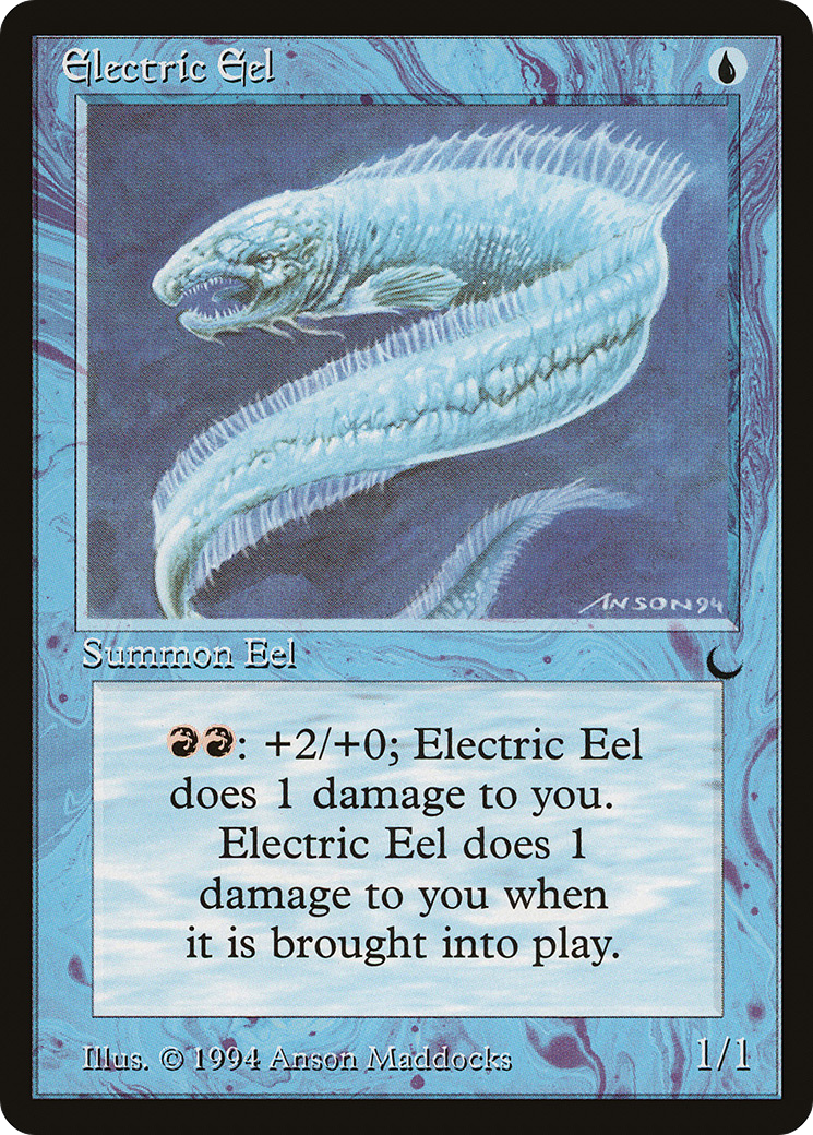 Electric Eel (DRK-025) [Oldschool] The Dark MTG Single Wizards of the Coast