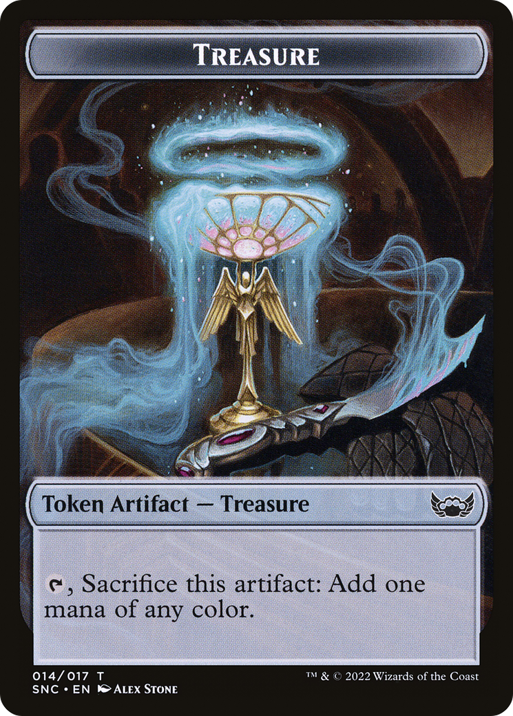 Treasure (TSNC-014) [Tokens] Streets of New Capenna Tokens MTG Single Wizards of the Coast