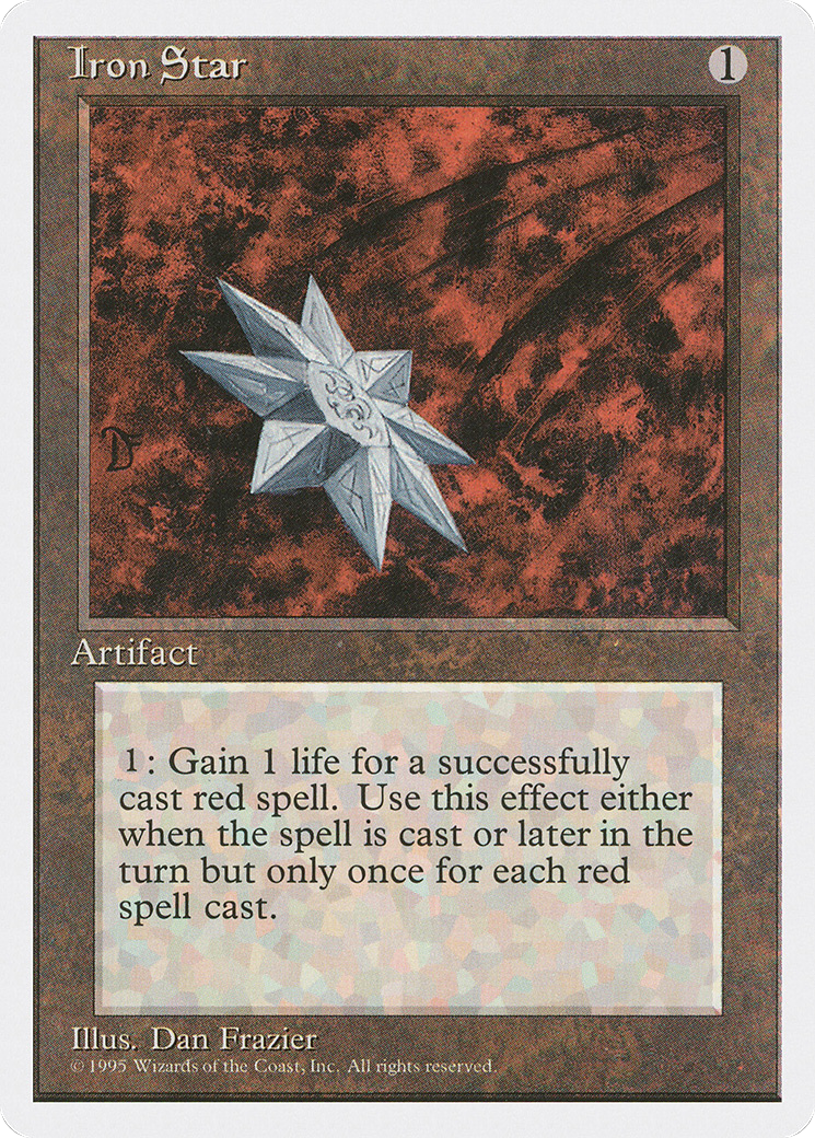 Iron Star (4ED-326) [Fourth Edition] MTG Single Magic: The Gathering