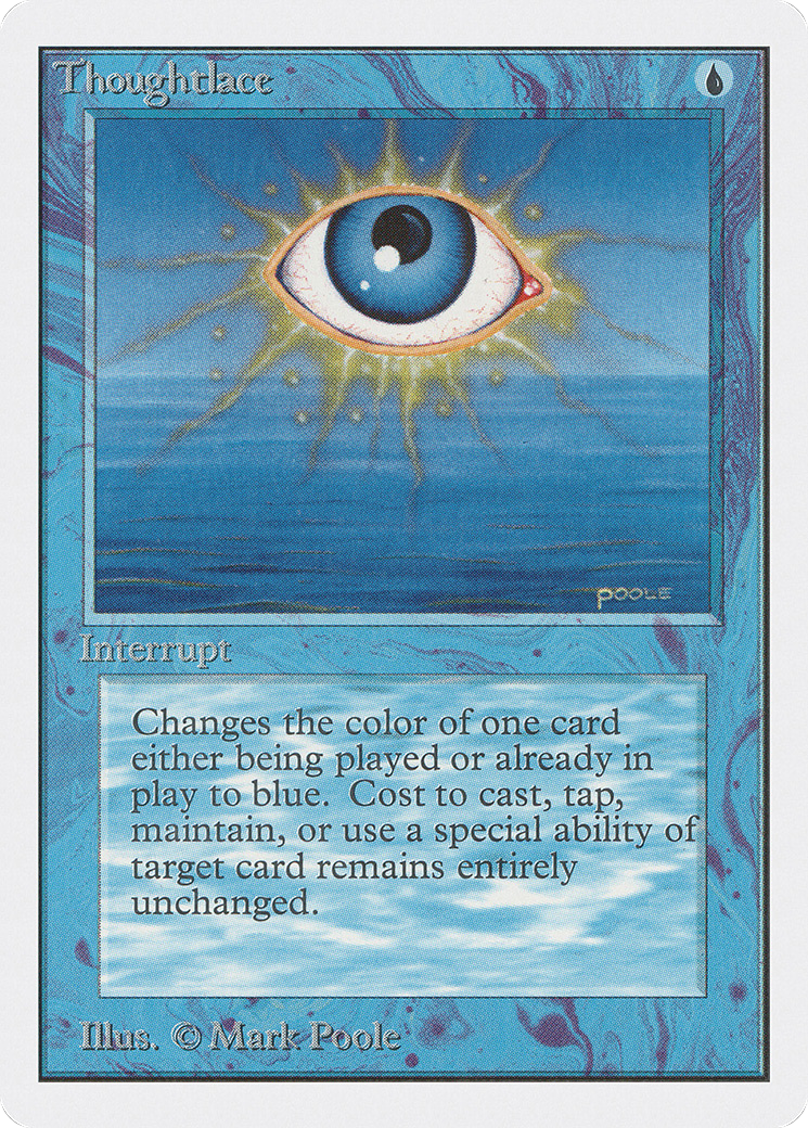 Thoughtlace (2ED-) [Oldschool] Unlimited Edition MTG Single Wizards of the Coast