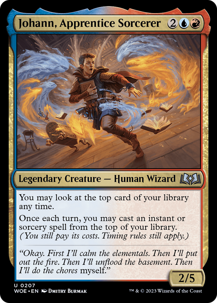 Johann, Apprentice Sorcerer (WOE-207) [Wilds of Eldraine] MTG Single Wizards of the Coast