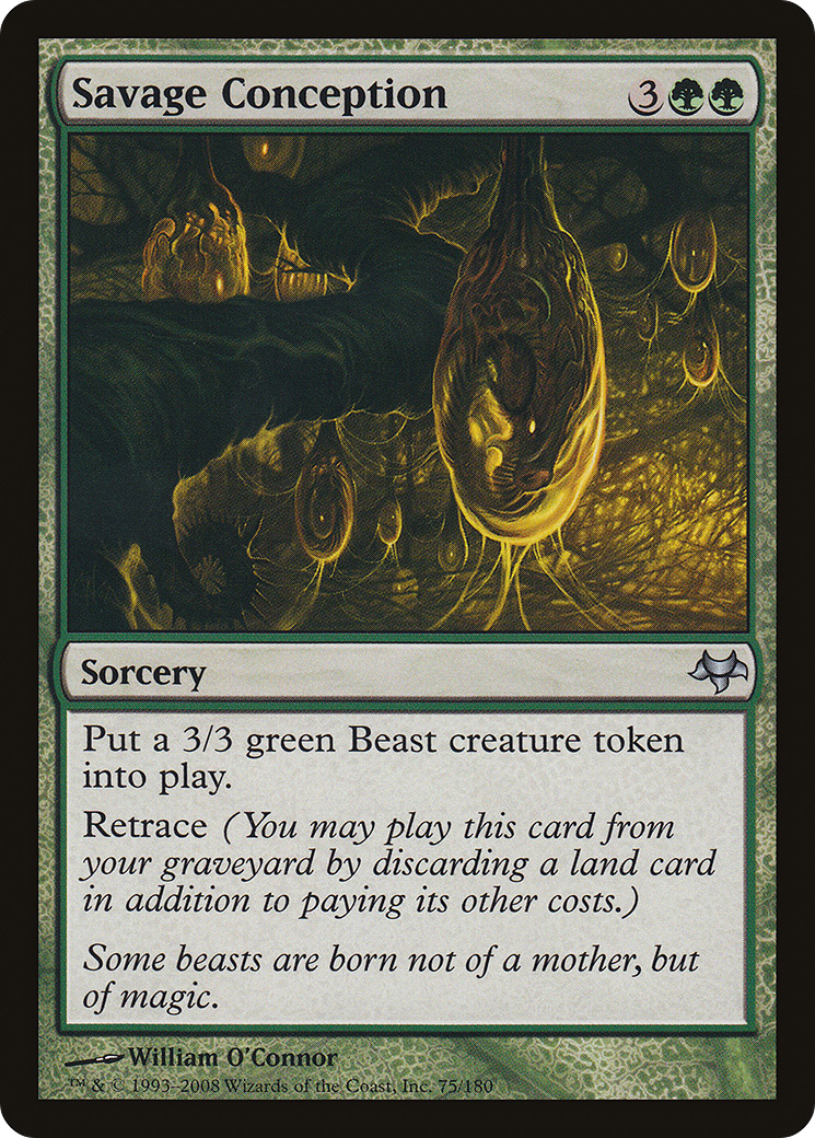 Savage Conception (EVE-075) [Eventide] MTG Single Wizards of the Coast