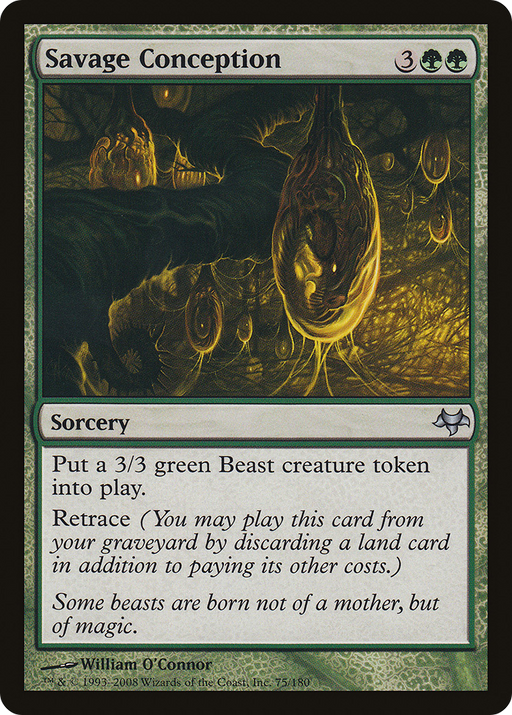 Savage Conception (EVE-075) [Eventide] MTG Single Wizards of the Coast