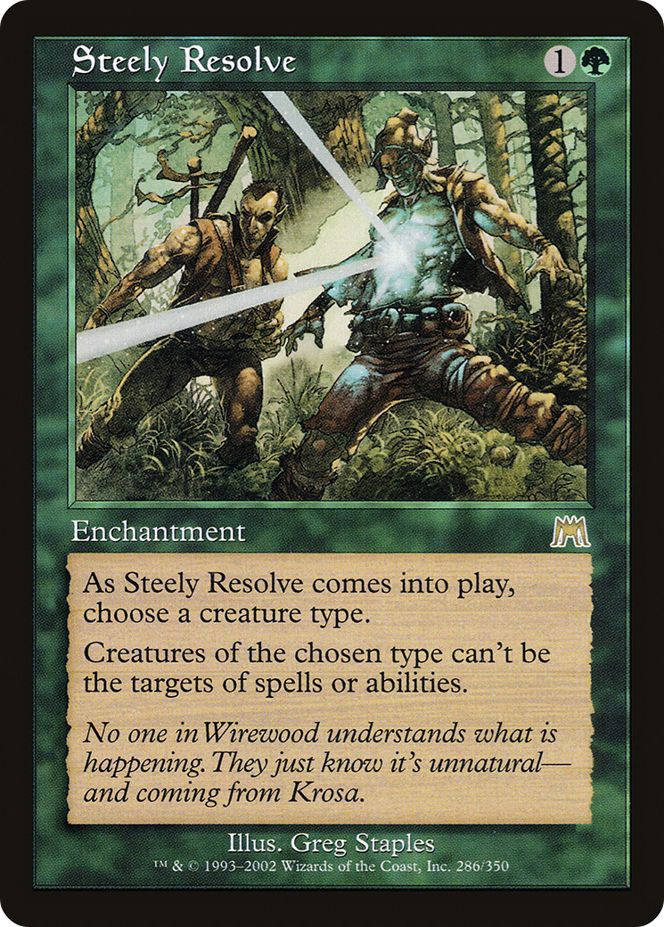 Steely Resolve (ONS-286) [Onslaught] Foil MTG Single Wizards of the Coast