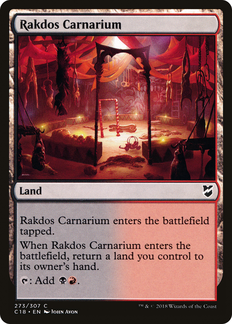 Rakdos Carnarium (C18-273) [Commander 2018] MTG Single Wizards of the Coast