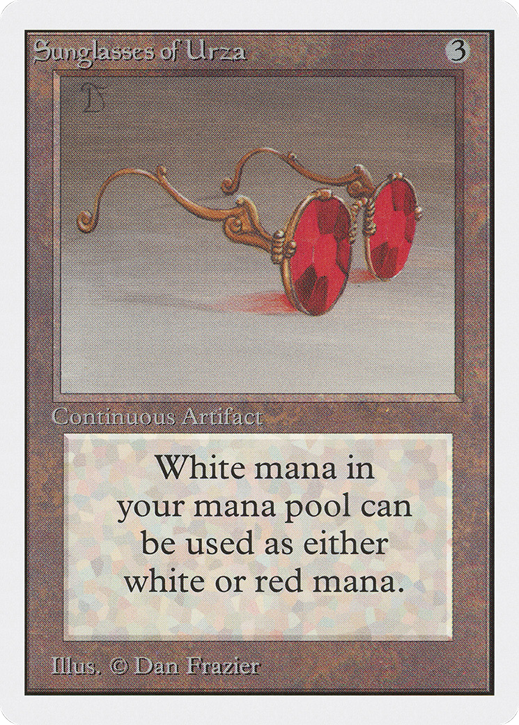 Sunglasses of Urza (2ED-272) [Oldschool] Unlimited Edition MTG Single Wizards of the Coast
