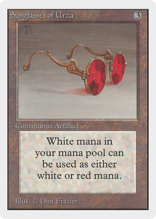 Sunglasses of Urza (2ED-272) [Oldschool] Unlimited Edition MTG Single Wizards of the Coast