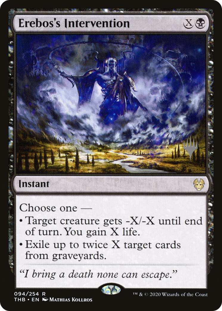 Erebos's Intervention (PPTHB-094) [Theros Beyond Death Promos] Foil MTG Single Wizards of the Coast