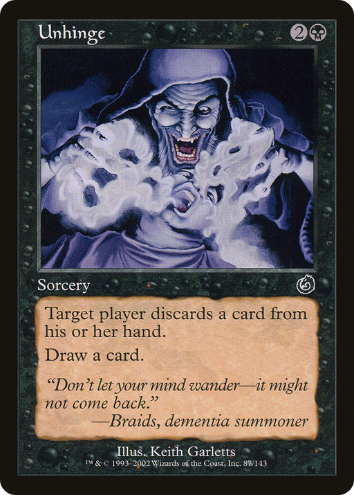 Unhinge (TOR-087) [Torment] MTG Single Wizards of the Coast