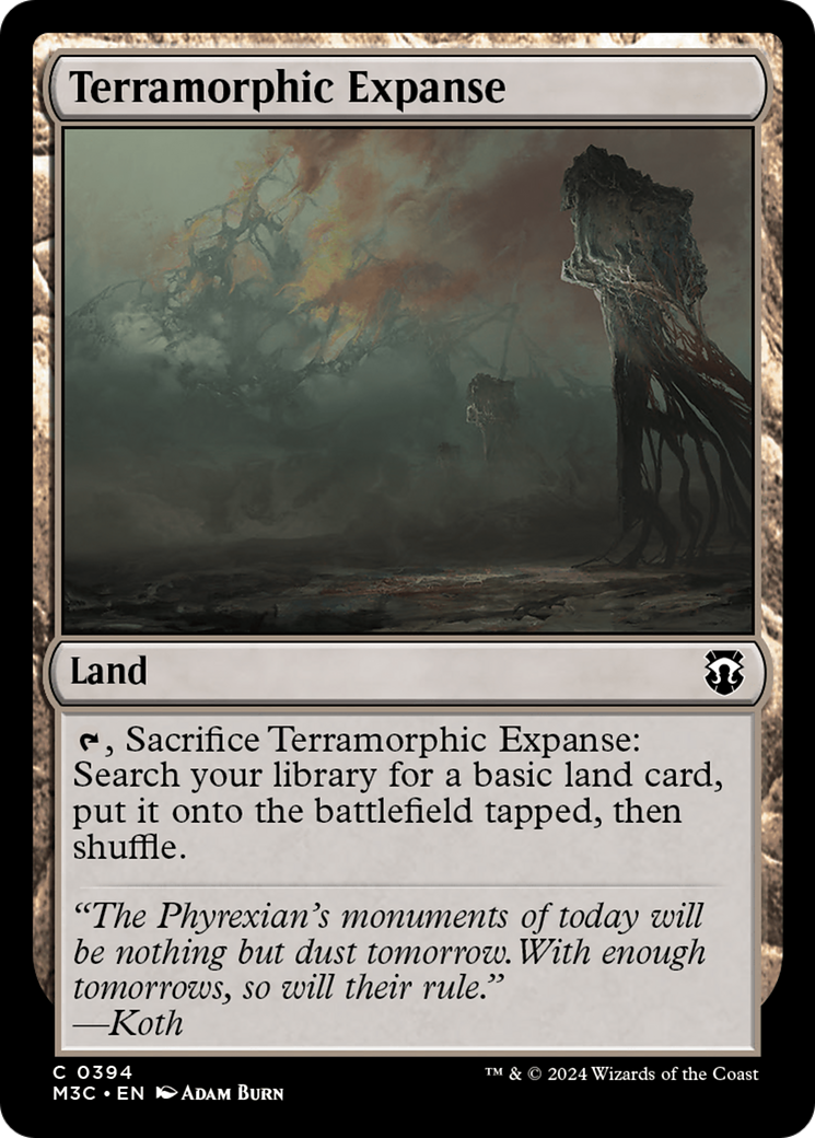 Terramorphic Expanse (M3C-394) [Modern Horizons 3 Commander] MTG Single Wizards of the Coast