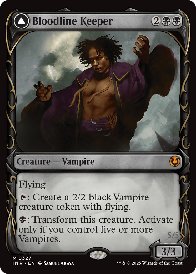 Bloodline Keeper (INR-327) [Innistrad Remastered] (Showcase) Foil MTG Single Wizards of the Coast