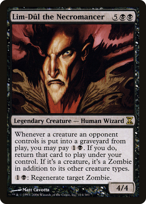 Lim-Dul the Necromancer (TSP-114) [Time Spiral] MTG Single Wizards of the Coast