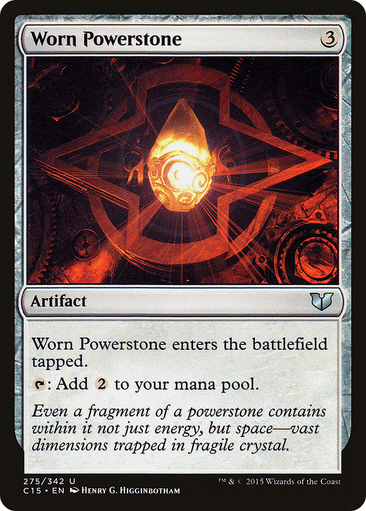 Worn Powerstone (C15-275) [Commander 2015] MTG Single Wizards of the Coast