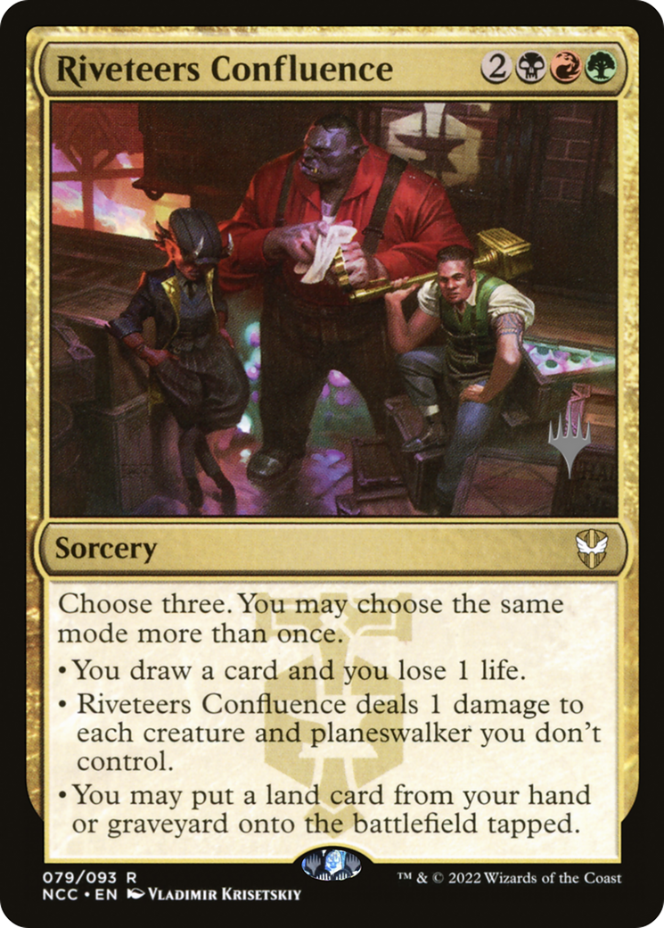 Riveteers Confluence (PPSNC-79P) [New Capenna Commander Promos] Foil MTG Single Wizards of the Coast