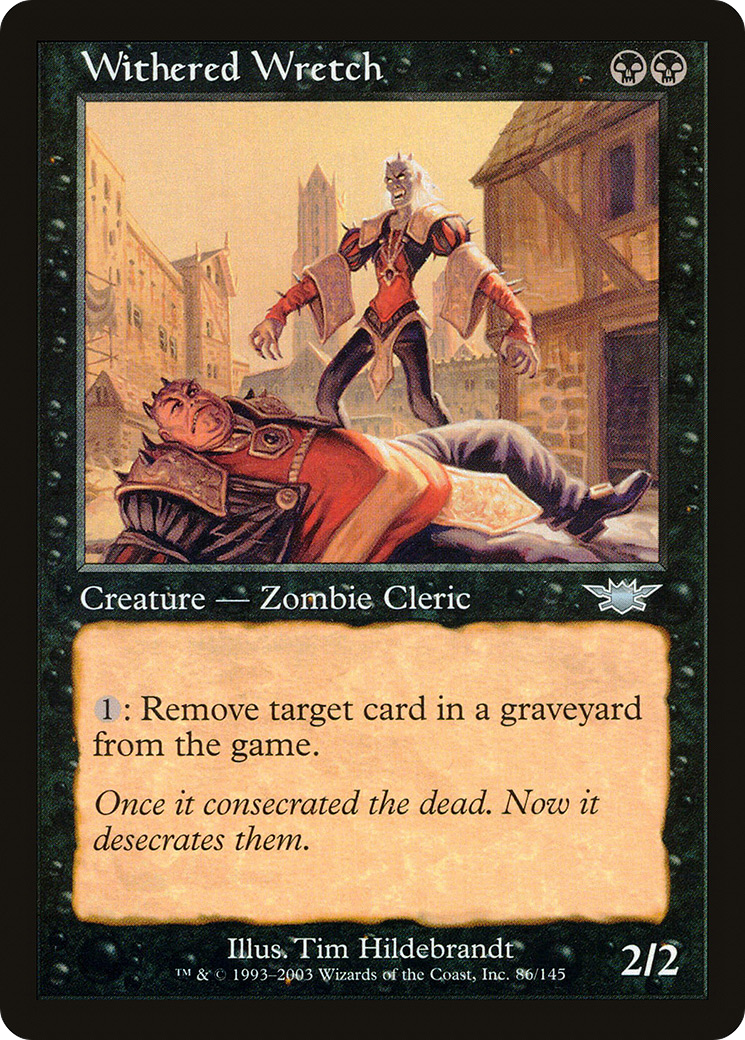Withered Wretch (LGN-086) [Legions] Foil MTG Single Wizards of the Coast