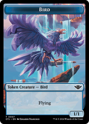 Bird // Plot Double-Sided Token [Tokens] Outlaws of Thunder Junction Tokens MTG Single Magic: The Gathering