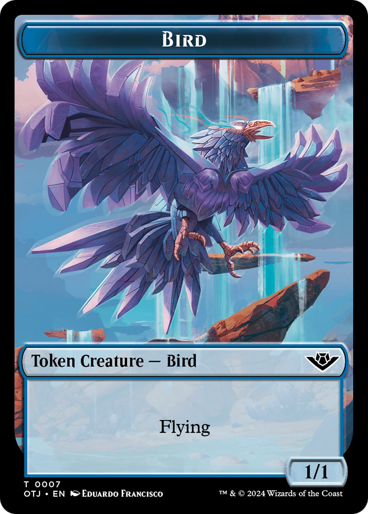 Bird // Plot Double-Sided Token [Tokens] Outlaws of Thunder Junction Tokens MTG Single Magic: The Gathering