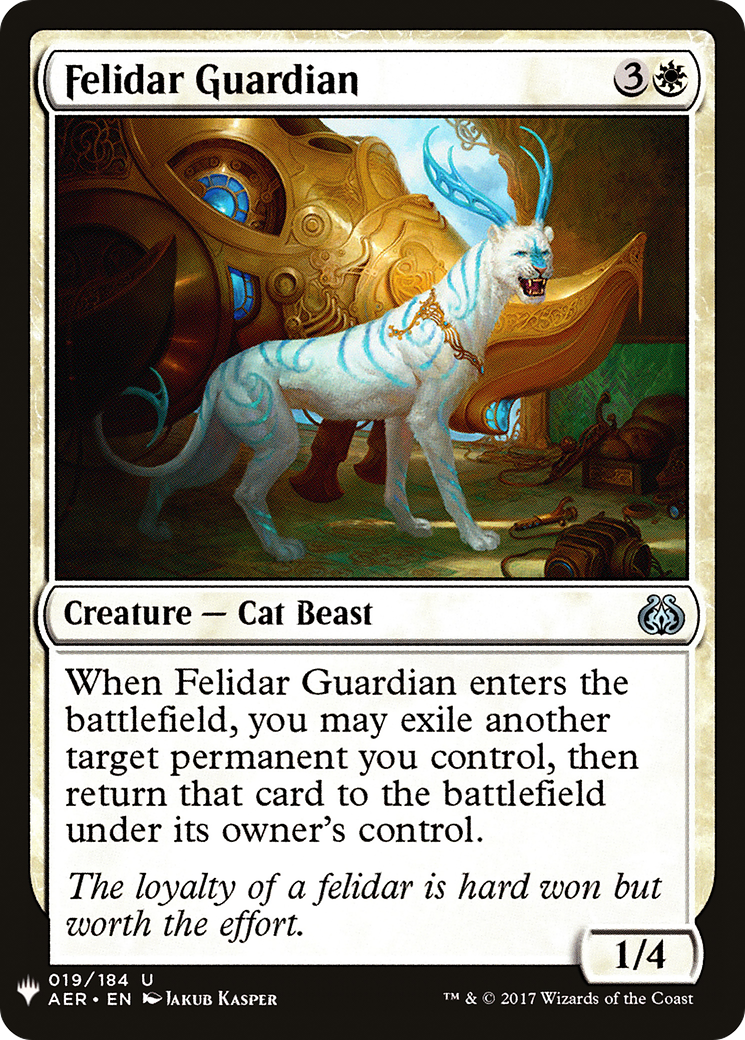 Felidar Guardian (LIST-019) [Mystery Booster] The List MTG Single Wizards of the Coast