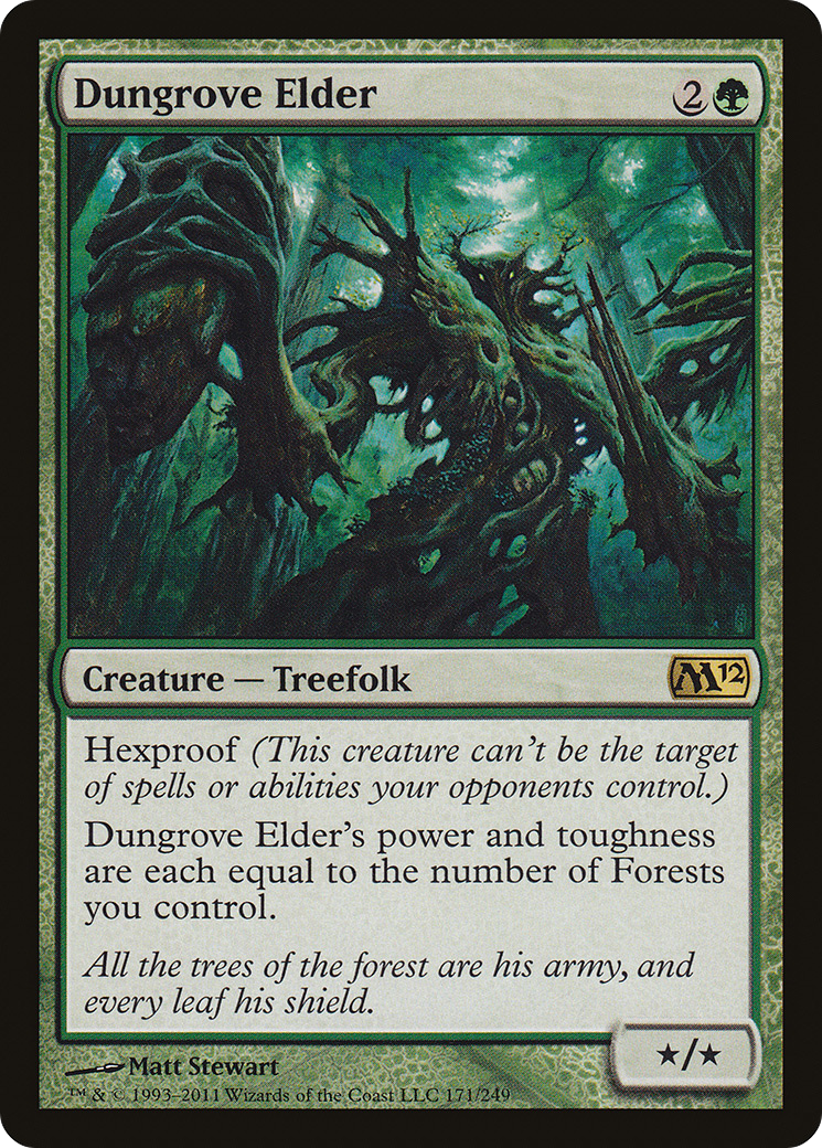 Dungrove Elder (M12-171) [Magic 2012] Foil MTG Single Wizards of the Coast