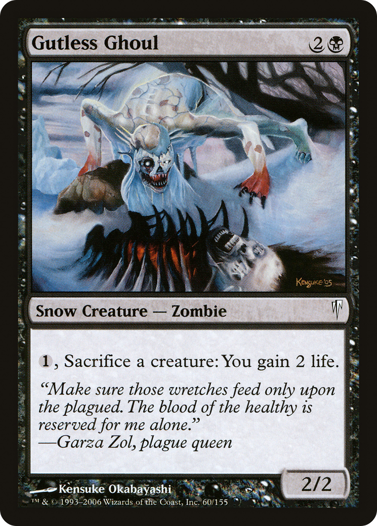 Gutless Ghoul (CSP-060) [Coldsnap] Foil MTG Single Wizards of the Coast