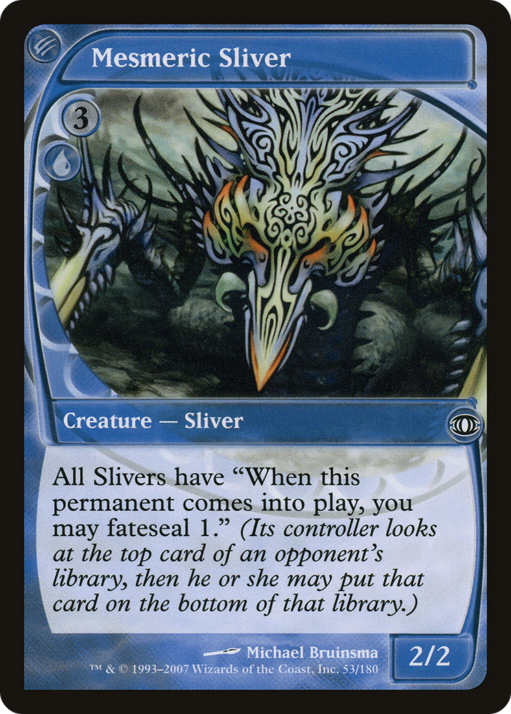 Mesmeric Sliver (FUT-053) [Future Sight] Foil MTG Single Wizards of the Coast