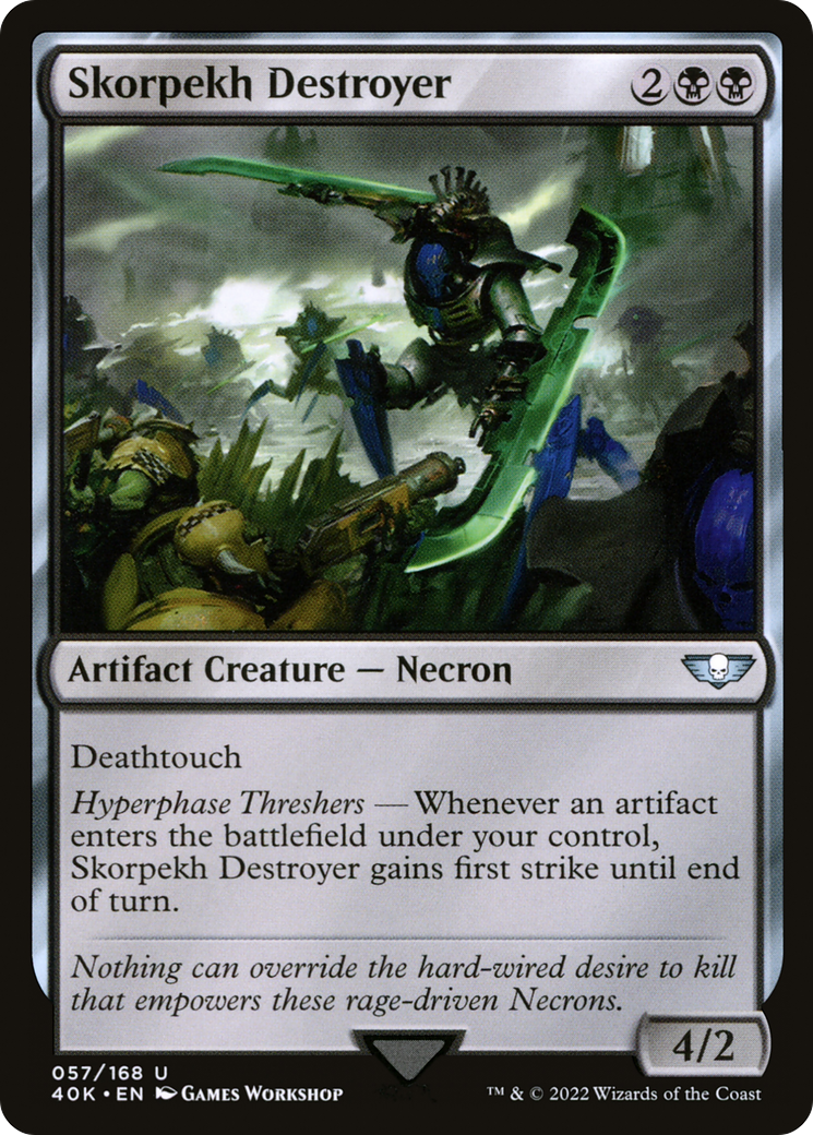 Skorpekh Destroyer (40K-057) [Warhammer 40,000 Commander] MTG Single Wizards of the Coast