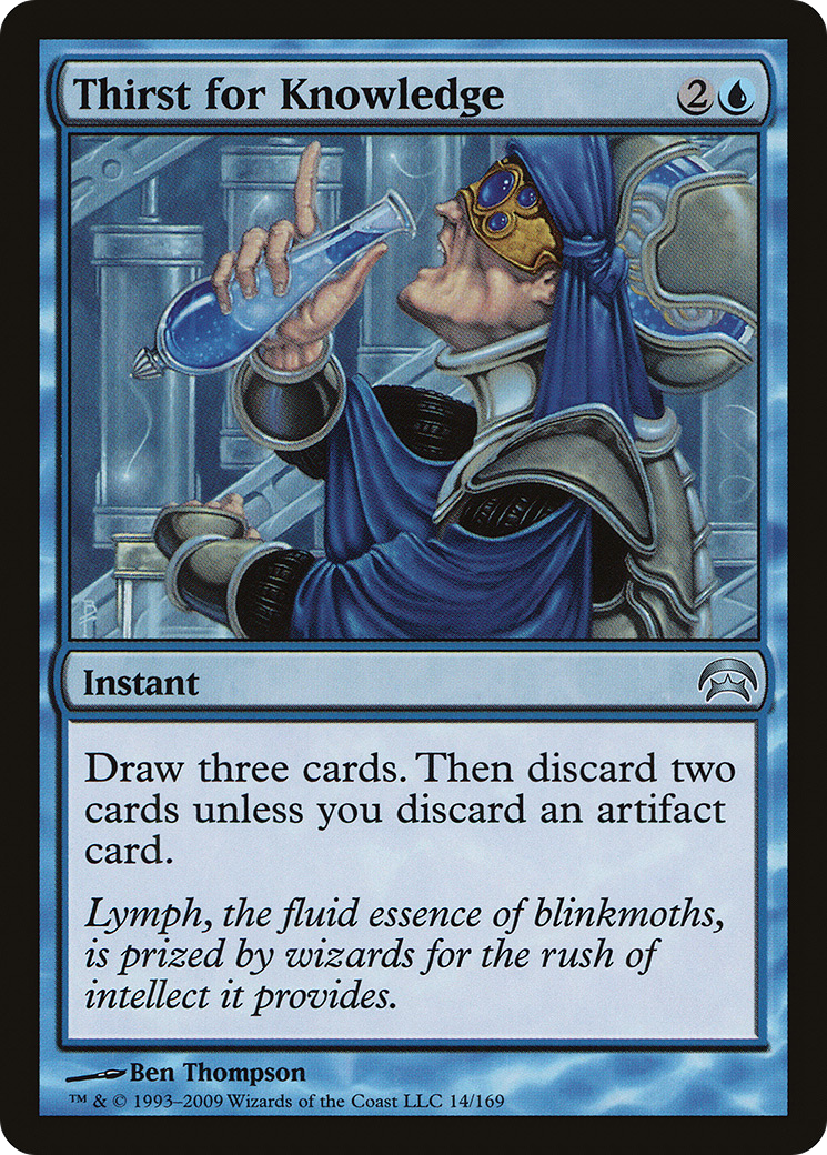 Thirst for Knowledge (HOP-014) [Misc] Planechase MTG Single Wizards of the Coast