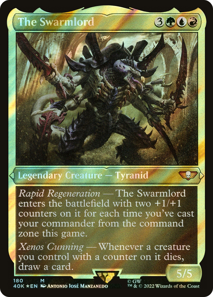 The Swarmlord (40K-180) [Warhammer 40,000 Commander] Foil MTG Single Wizards of the Coast