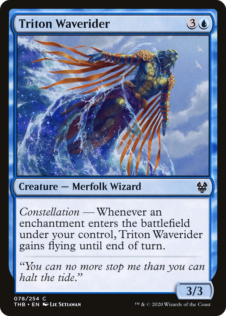 Triton Waverider (THB-078) [Theros Beyond Death] MTG Single Wizards of the Coast