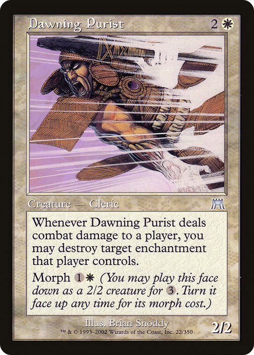 Dawning Purist (ONS-022) [Onslaught] Foil MTG Single Wizards of the Coast