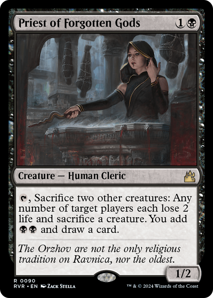 Priest of Forgotten Gods (RVR-090) [Ravnica Remastered] Foil MTG Single Wizards of the Coast