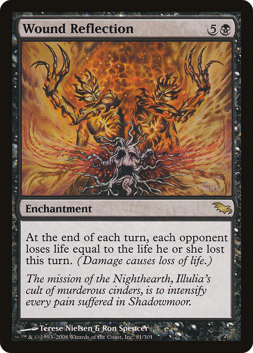 Wound Reflection (SHM-081) [Shadowmoor] MTG Single Wizards of the Coast