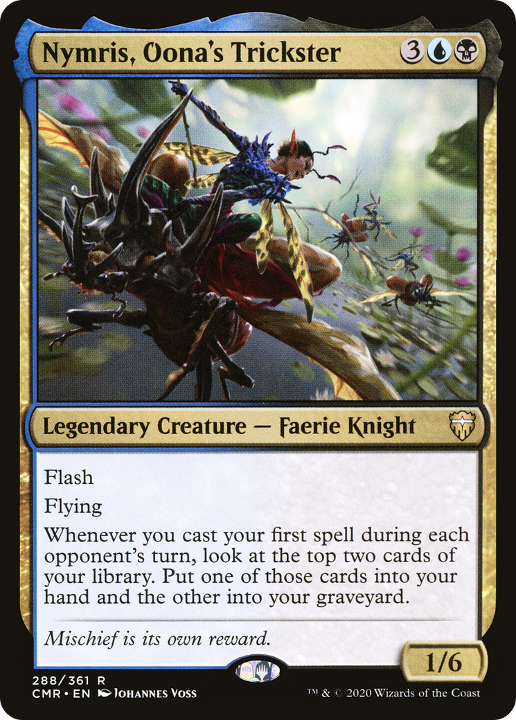 Nymris, Oona's Trickster (CMR-288) [Commander Legends] MTG Single Wizards of the Coast