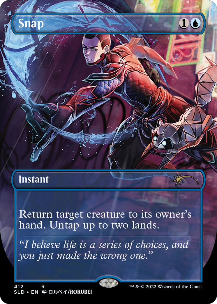 Snap (SLD-412) [Secret Lair] Drop (Borderless) MTG Single Wizards of the Coast