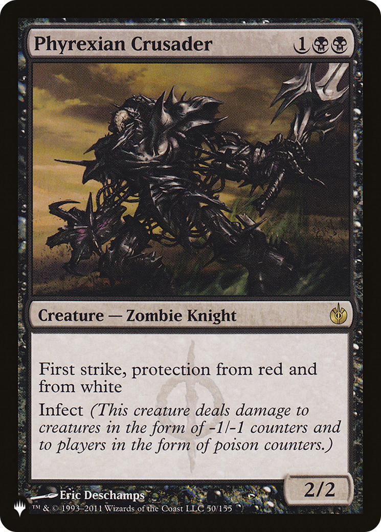 Phyrexian Crusader (LIST-50/155) [Mystery Booster] The List MTG Single Wizards of the Coast