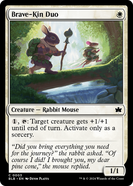 Brave-Kin Duo (BLB-003) [Bloomburrow] MTG Single Wizards of the Coast