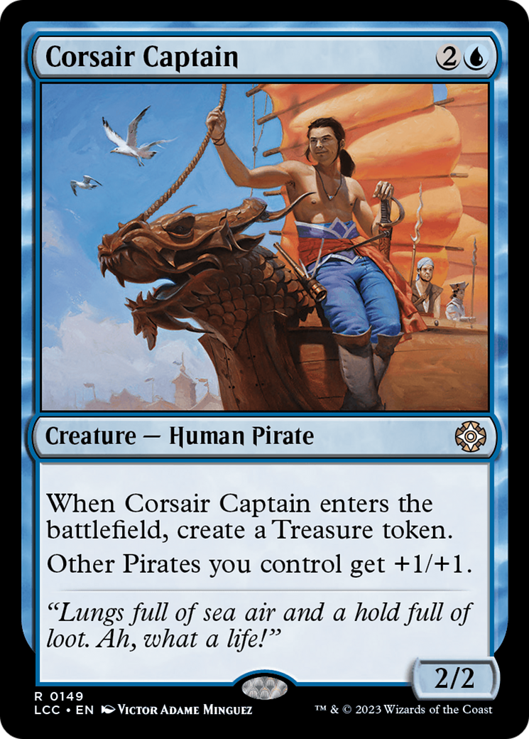 Corsair Captain (LCC-149) [The Lost Caverns of Ixalan Commander] MTG Single Wizards of the Coast